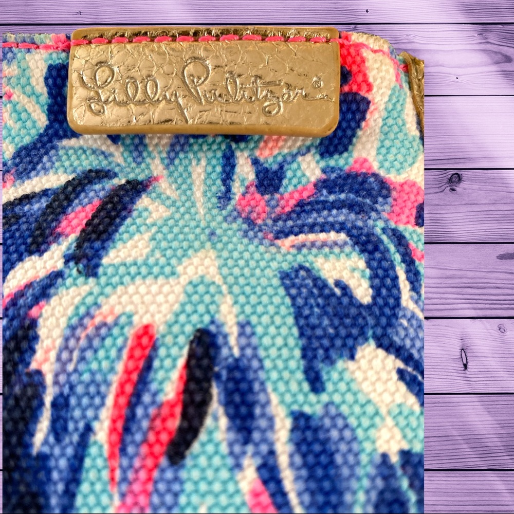 Lilly Pulitzer clutch / cosmetic bag - Picture 2 of 4